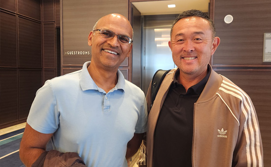 Dr. Misra with Mr. Yosuke Nakajima